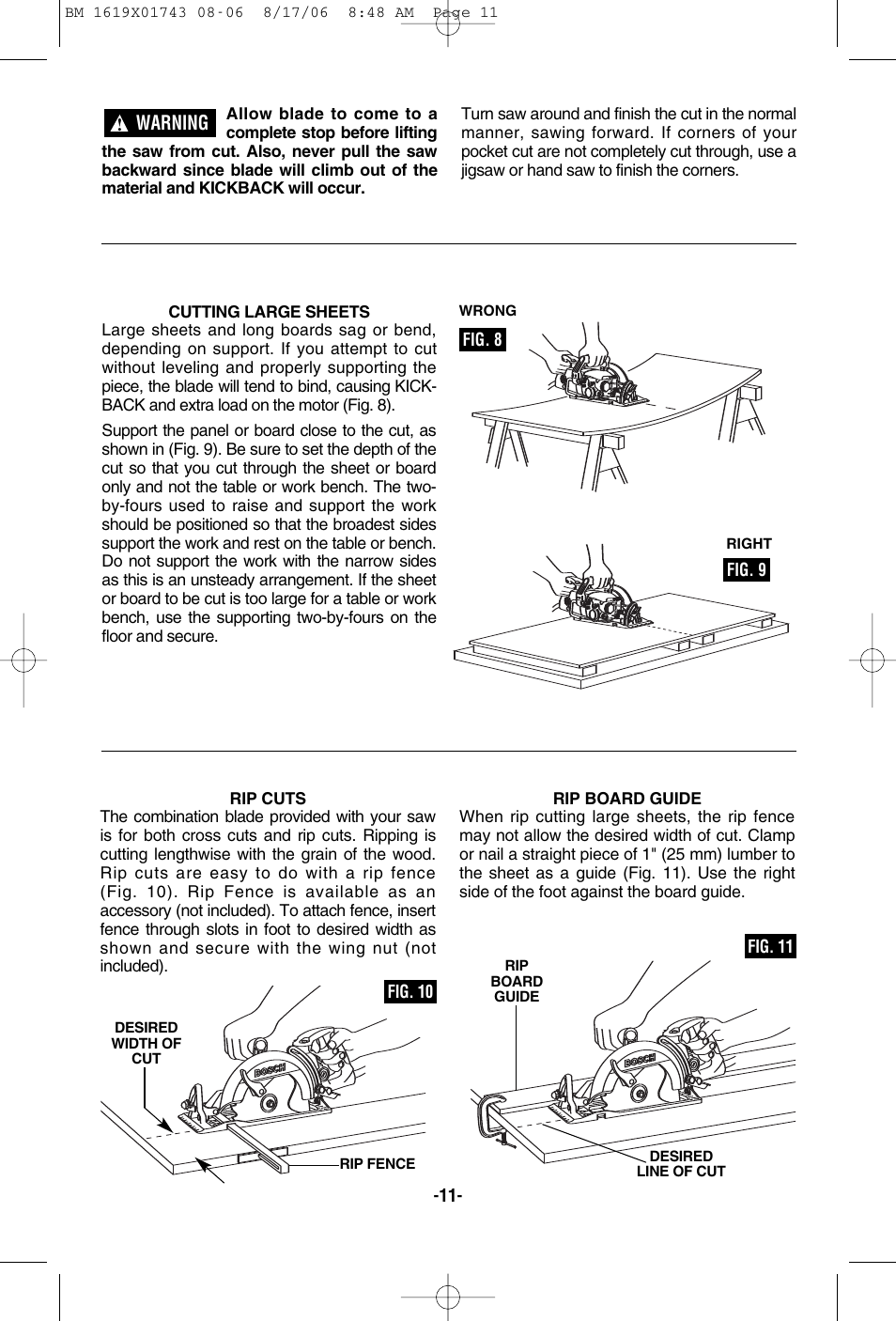 Warning | Skil 1677M User Manual | Page 11 / 40