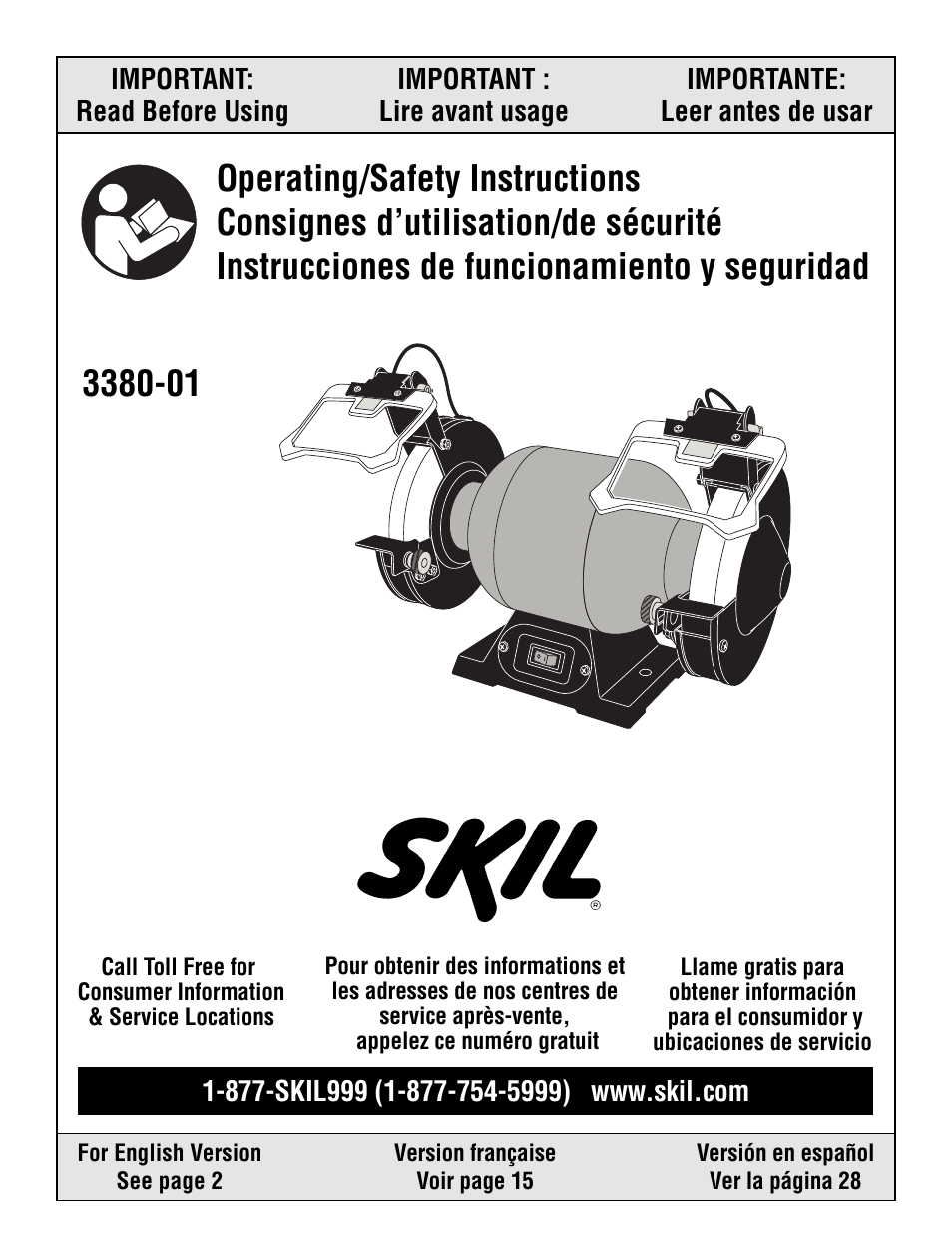 Skil 3380-01 User Manual | 44 pages