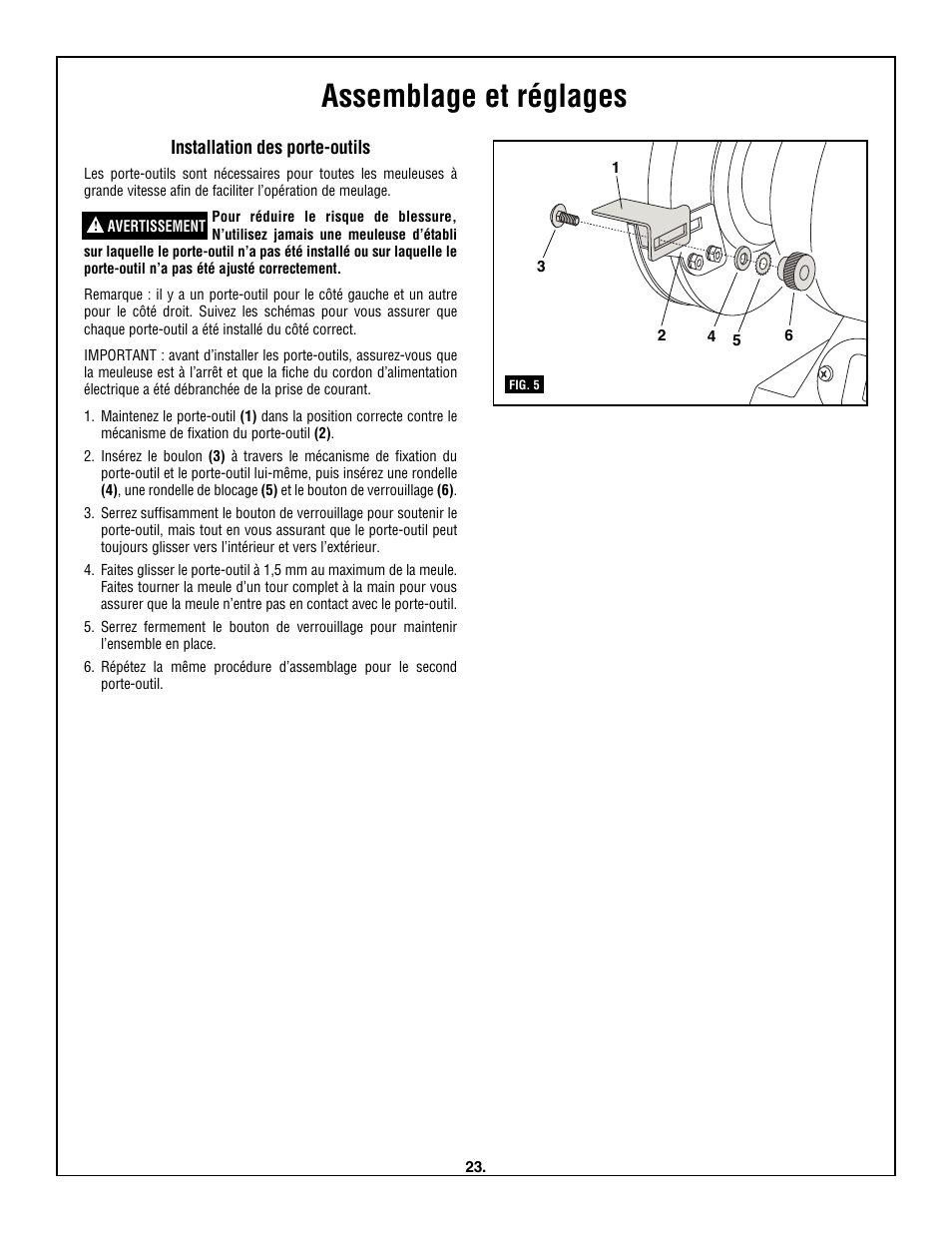 Assemblage et réglages | Skil 3380-01 User Manual | Page 23 / 44