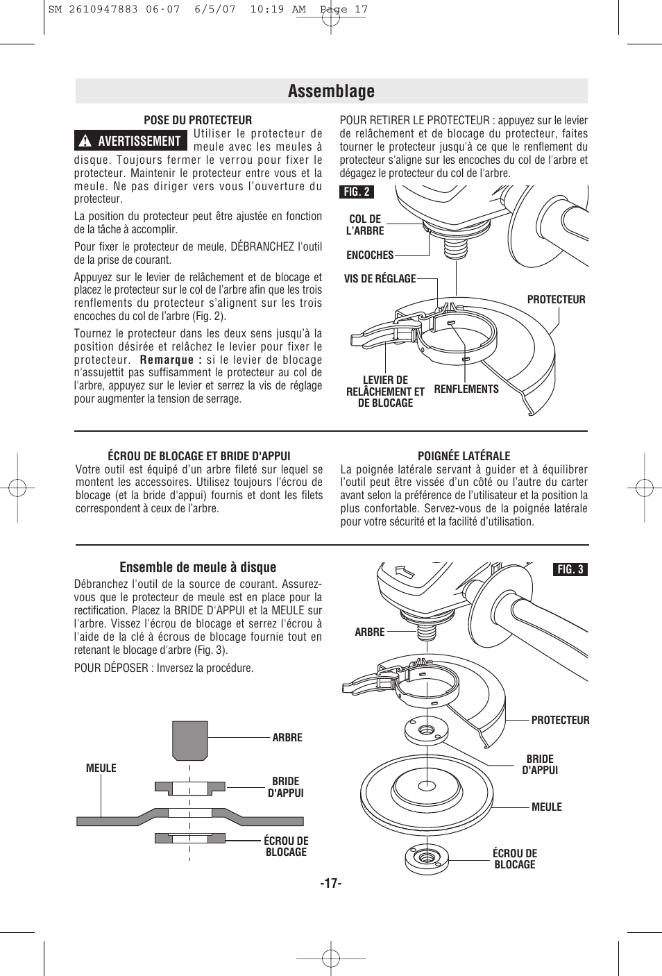 Assemblage | Skil 9290 User Manual | Page 17 / 32