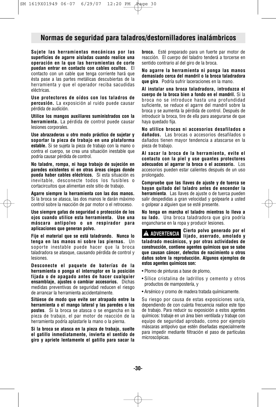 Skil 2510 User Manual | Page 30 / 44