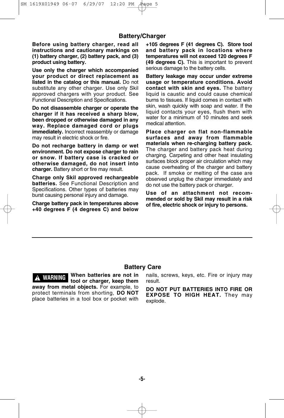 Skil 2510 User Manual | Page 5 / 44