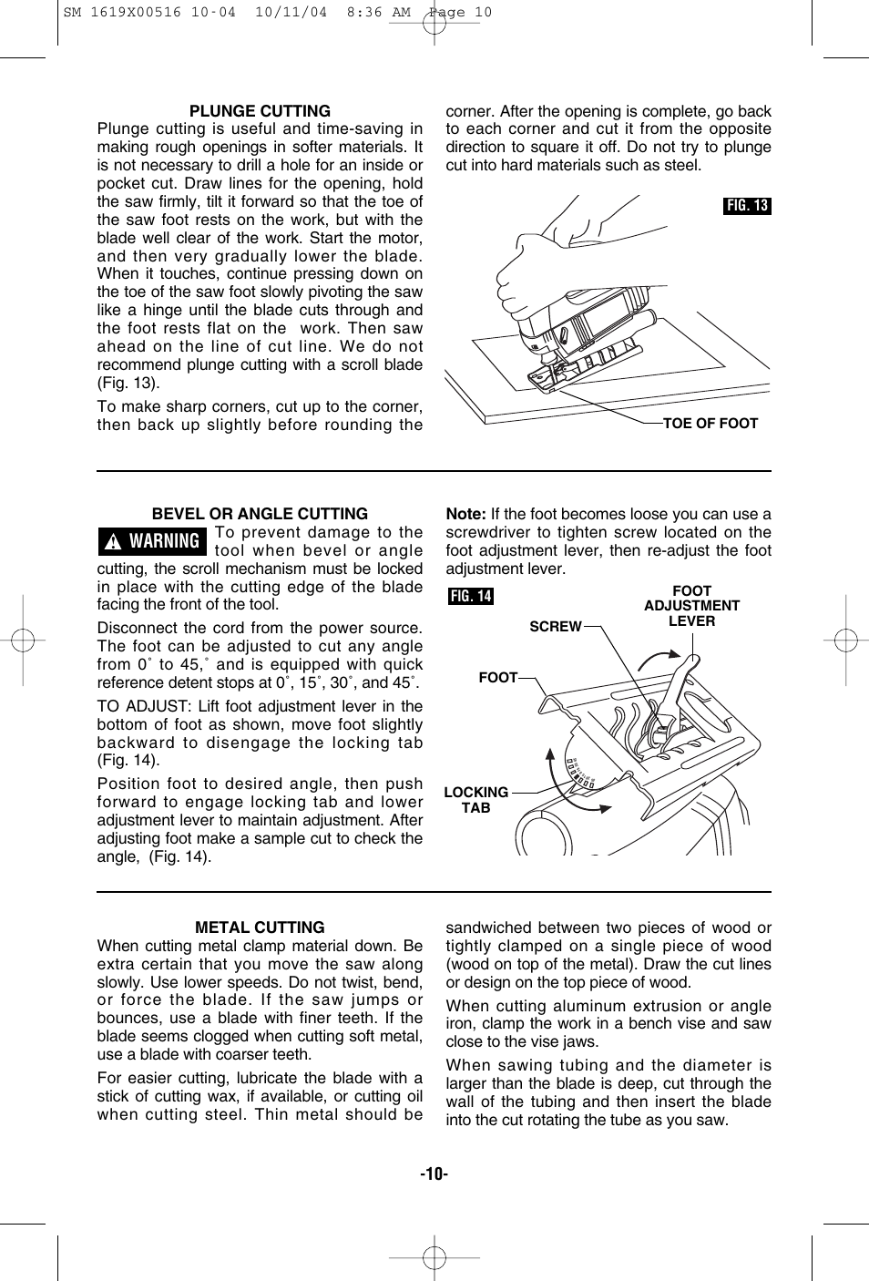 Warning | Skil 4485 User Manual | Page 10 / 40