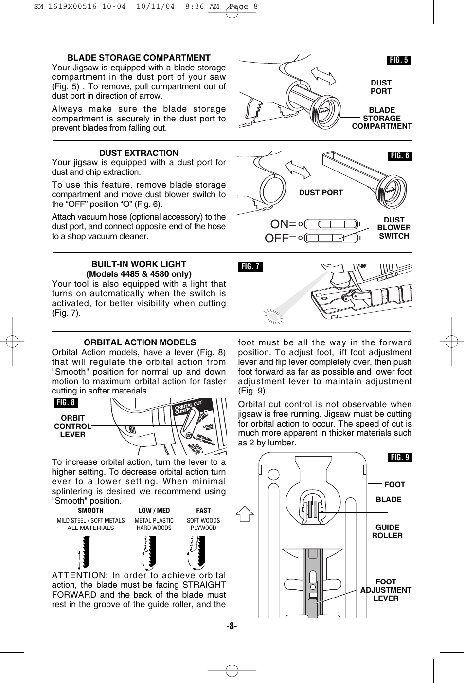 Skil 4485 User Manual | Page 8 / 40