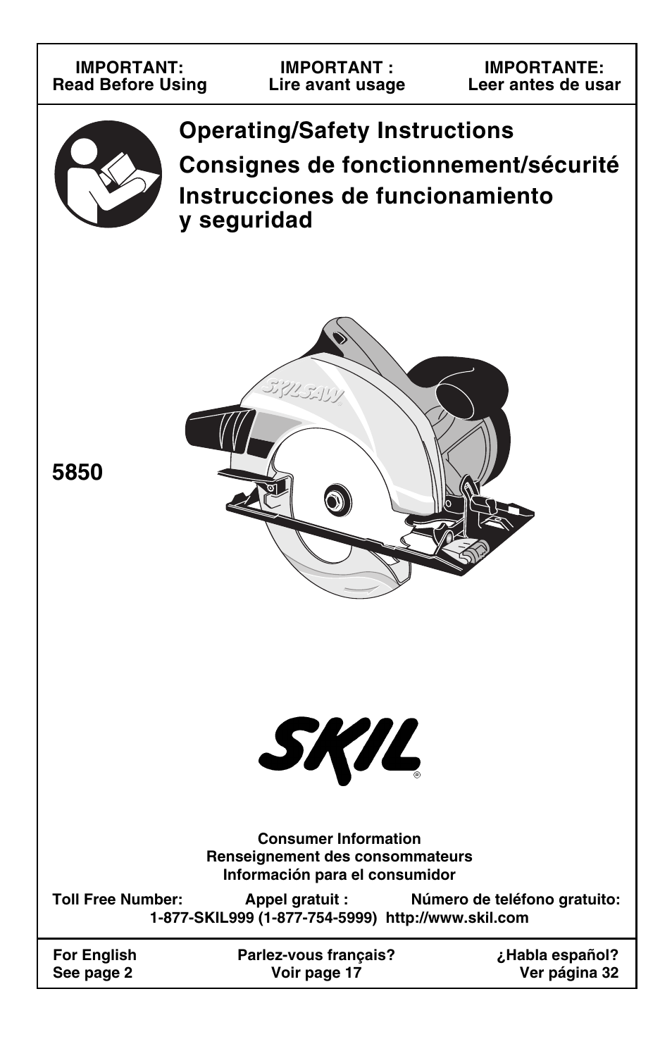 Skil 5850 User Manual | 48 pages