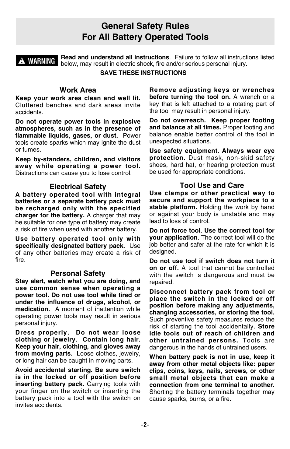 Skil 5850 User Manual | Page 2 / 48