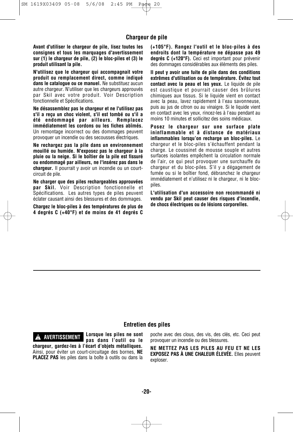Skil 2895 User Manual | Page 20 / 48