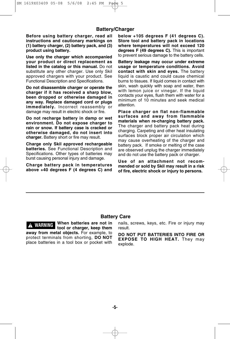 Skil 2895 User Manual | Page 5 / 48