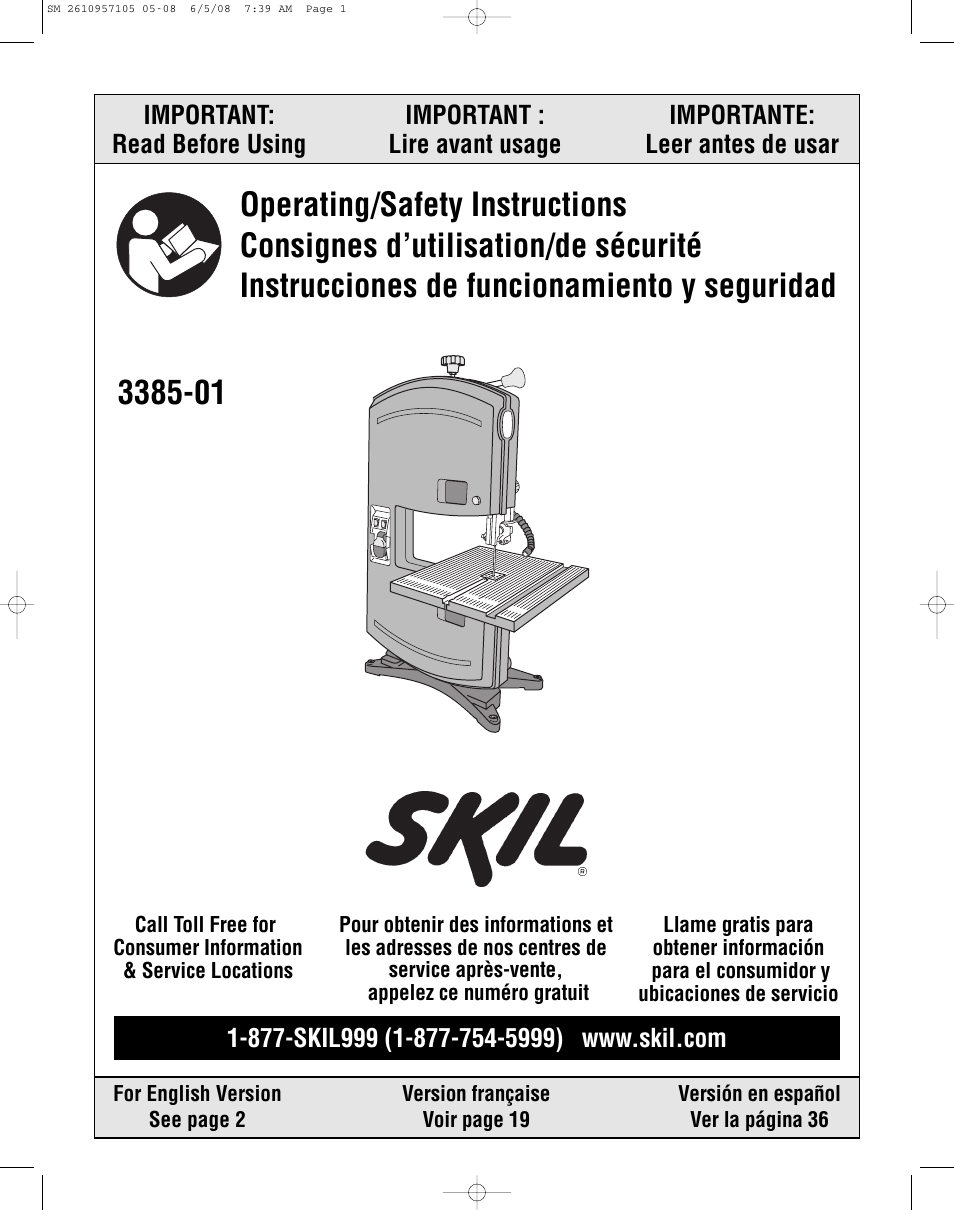 Skil 3385-01 User Manual | 56 pages