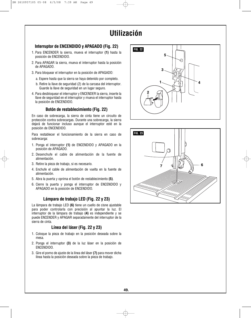 Utilización | Skil 3385-01 User Manual | Page 49 / 56