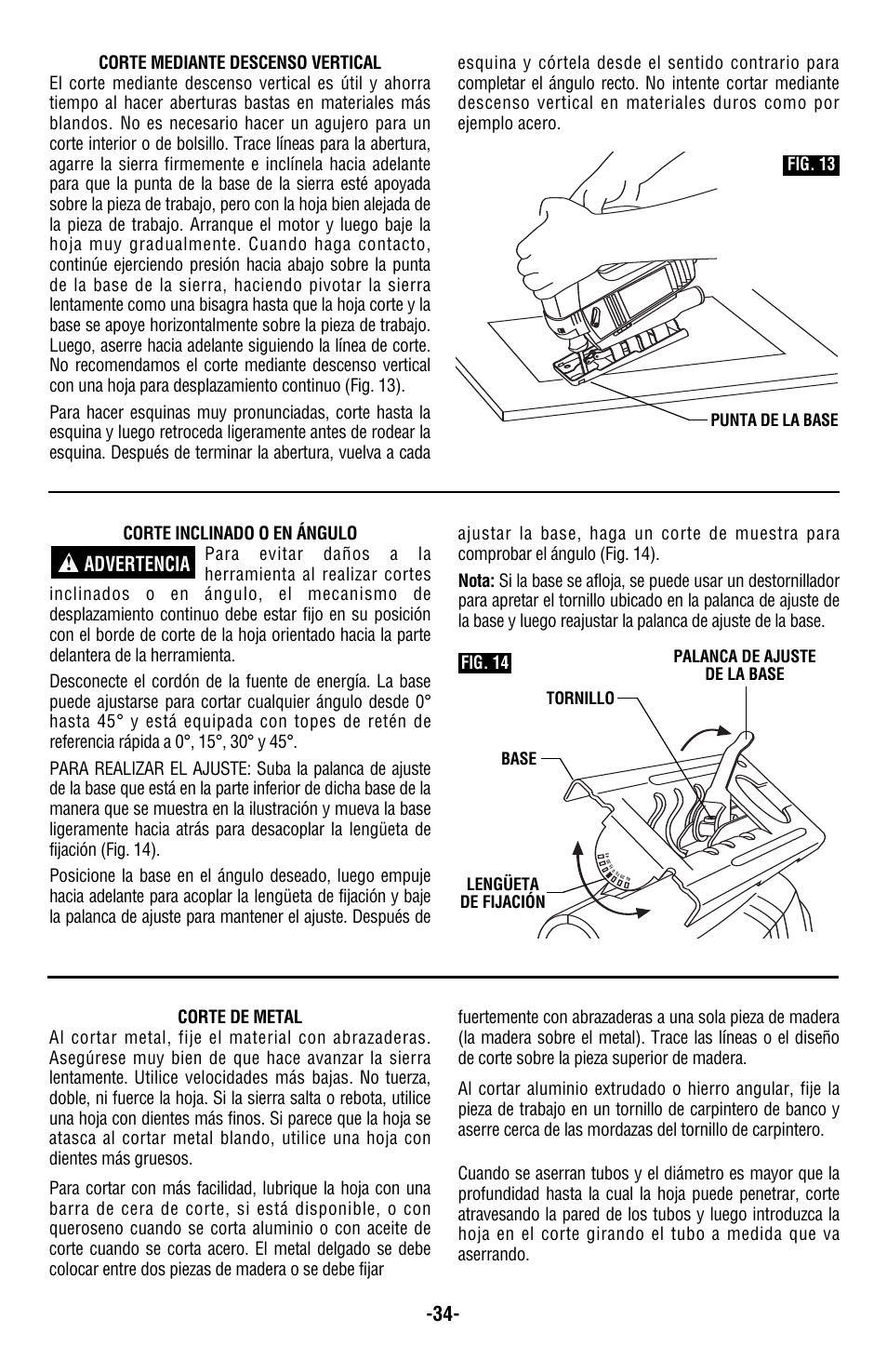 Advertencia | Skil 4480 User Manual | Page 34 / 40