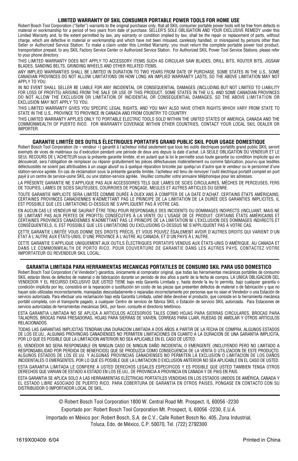 Skil 4480 User Manual | Page 40 / 40