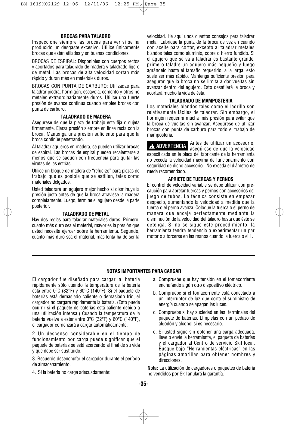 Skil 2410 User Manual | Page 35 / 40