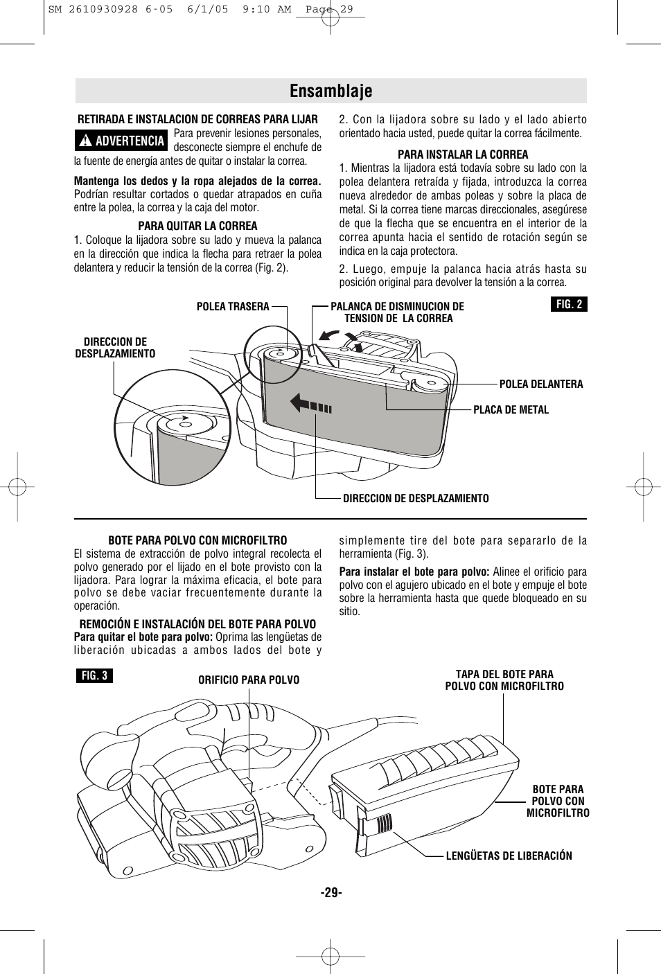 Ensamblaje | Skil 7500 User Manual | Page 29 / 36