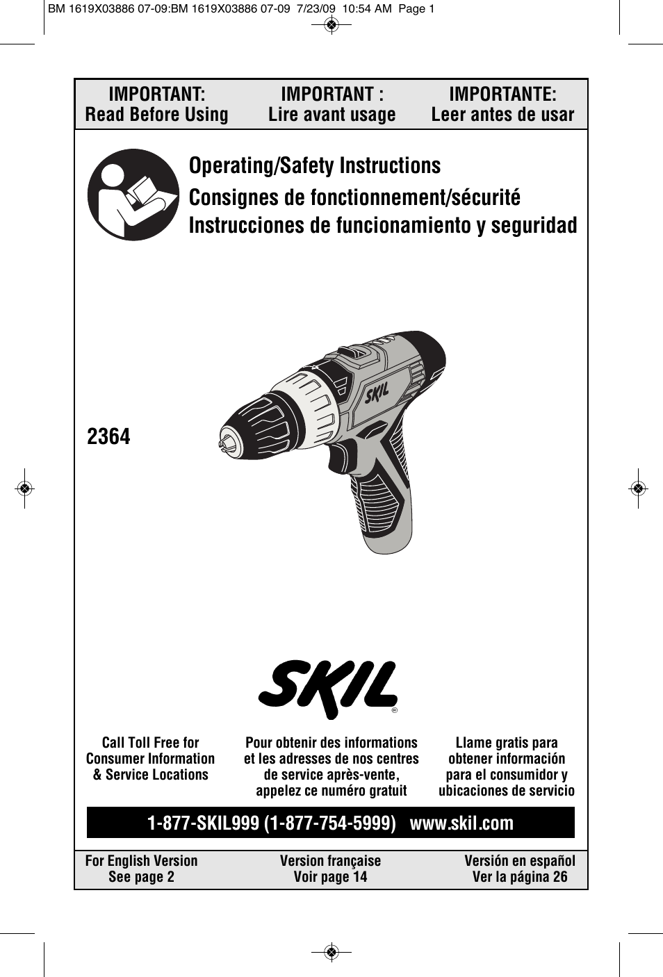 Skil 2364 User Manual | 40 pages