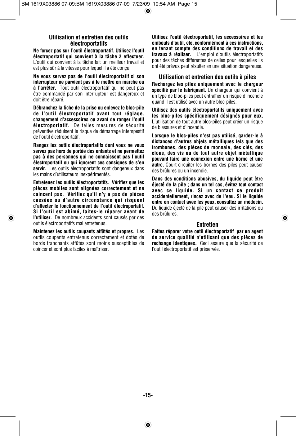 Skil 2364 User Manual | Page 15 / 40