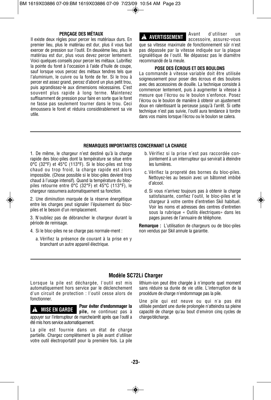 Skil 2364 User Manual | Page 23 / 40