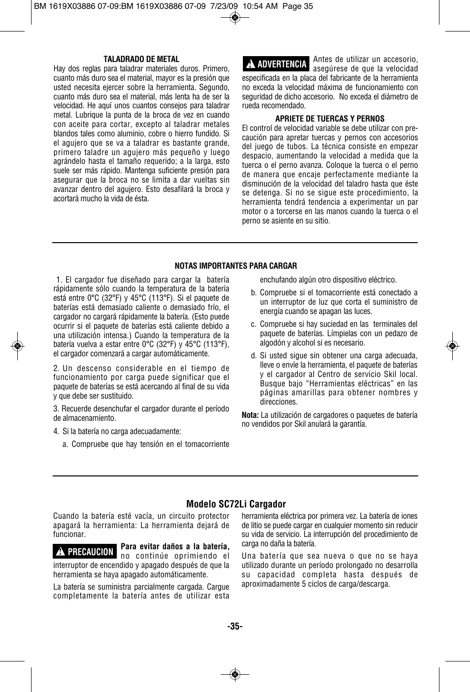 Skil 2364 User Manual | Page 35 / 40