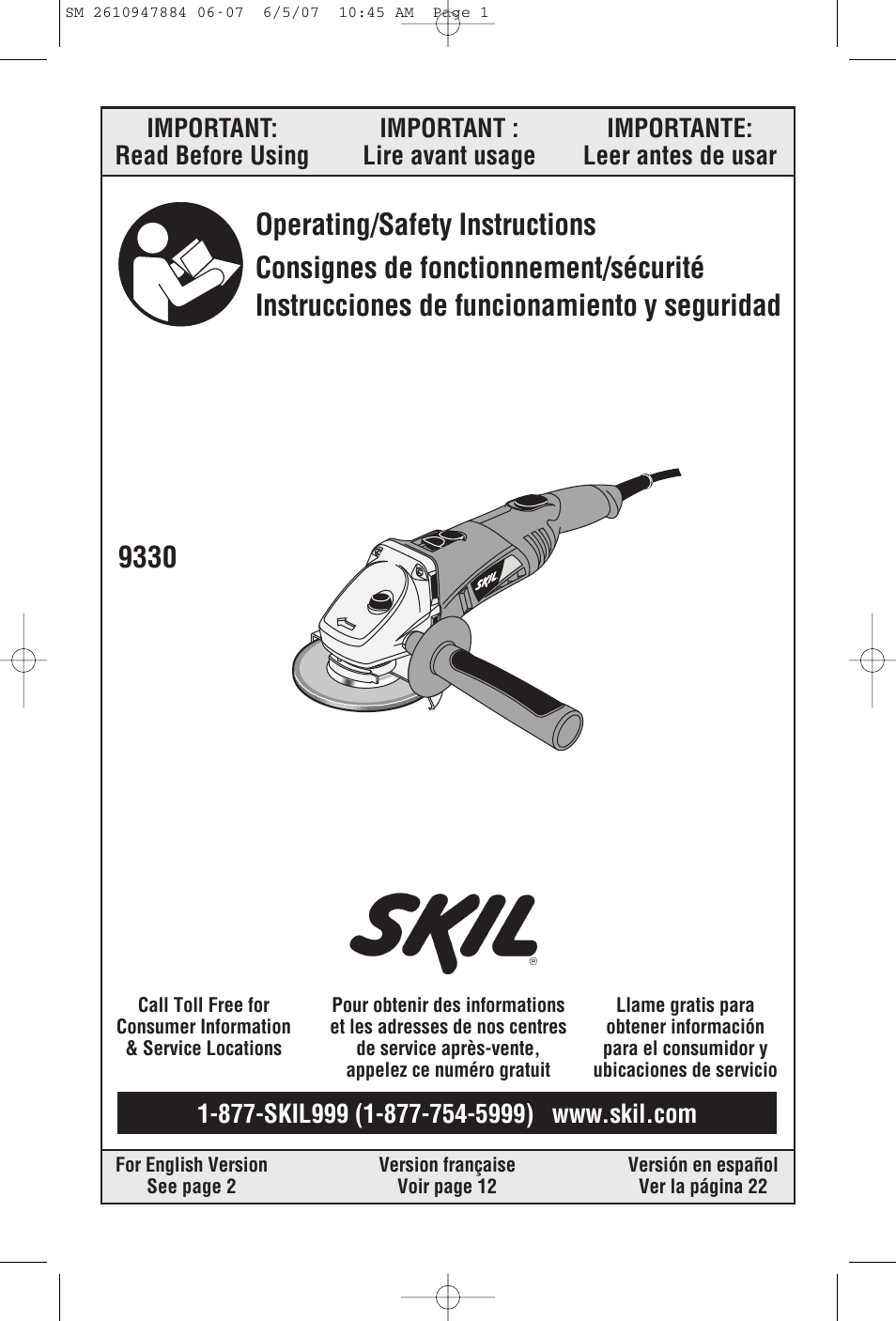 Skil 9330 User Manual | 32 pages