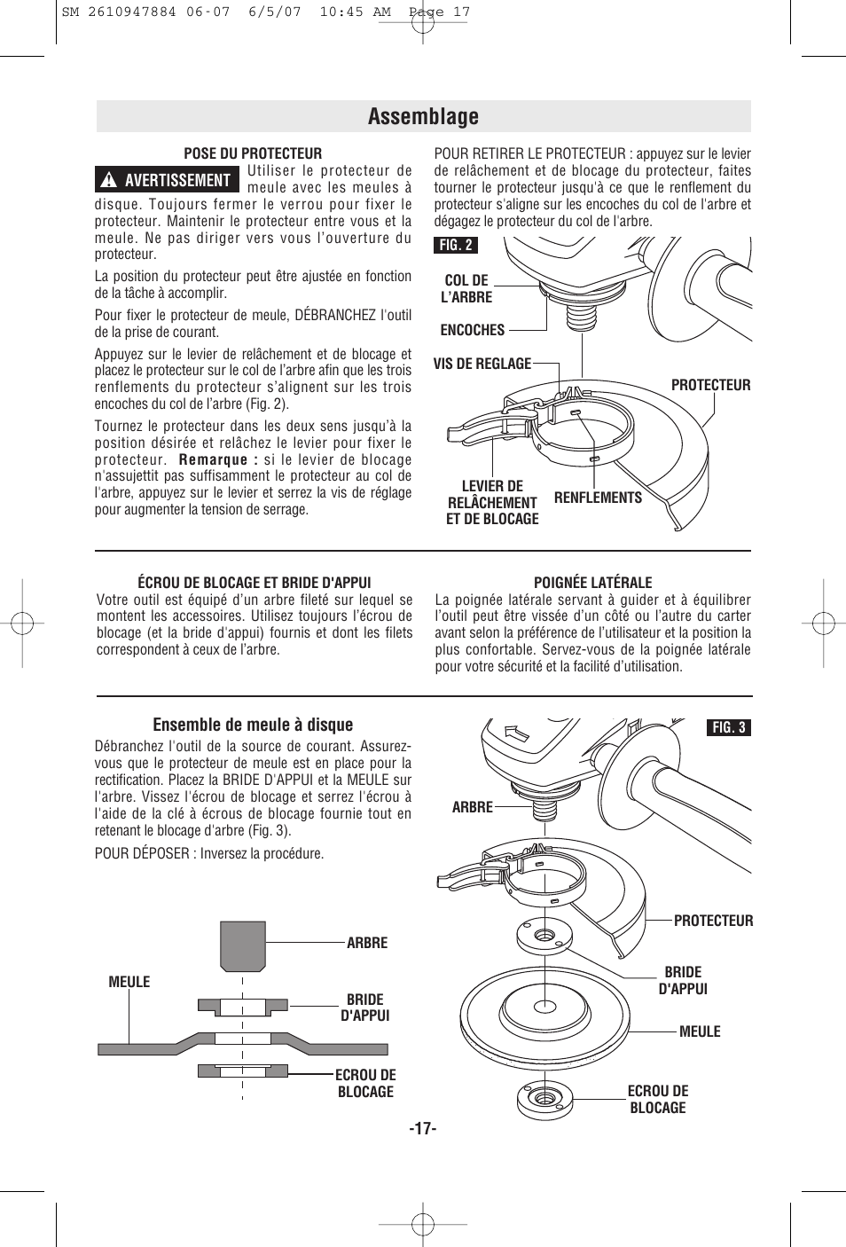 Assemblage | Skil 9330 User Manual | Page 17 / 32