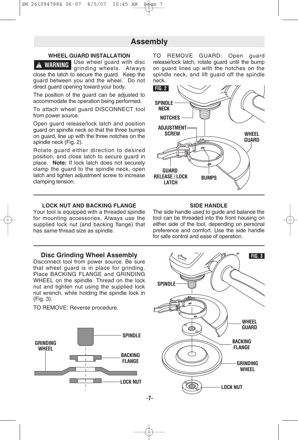 Assembly | Skil 9330 User Manual | Page 7 / 32
