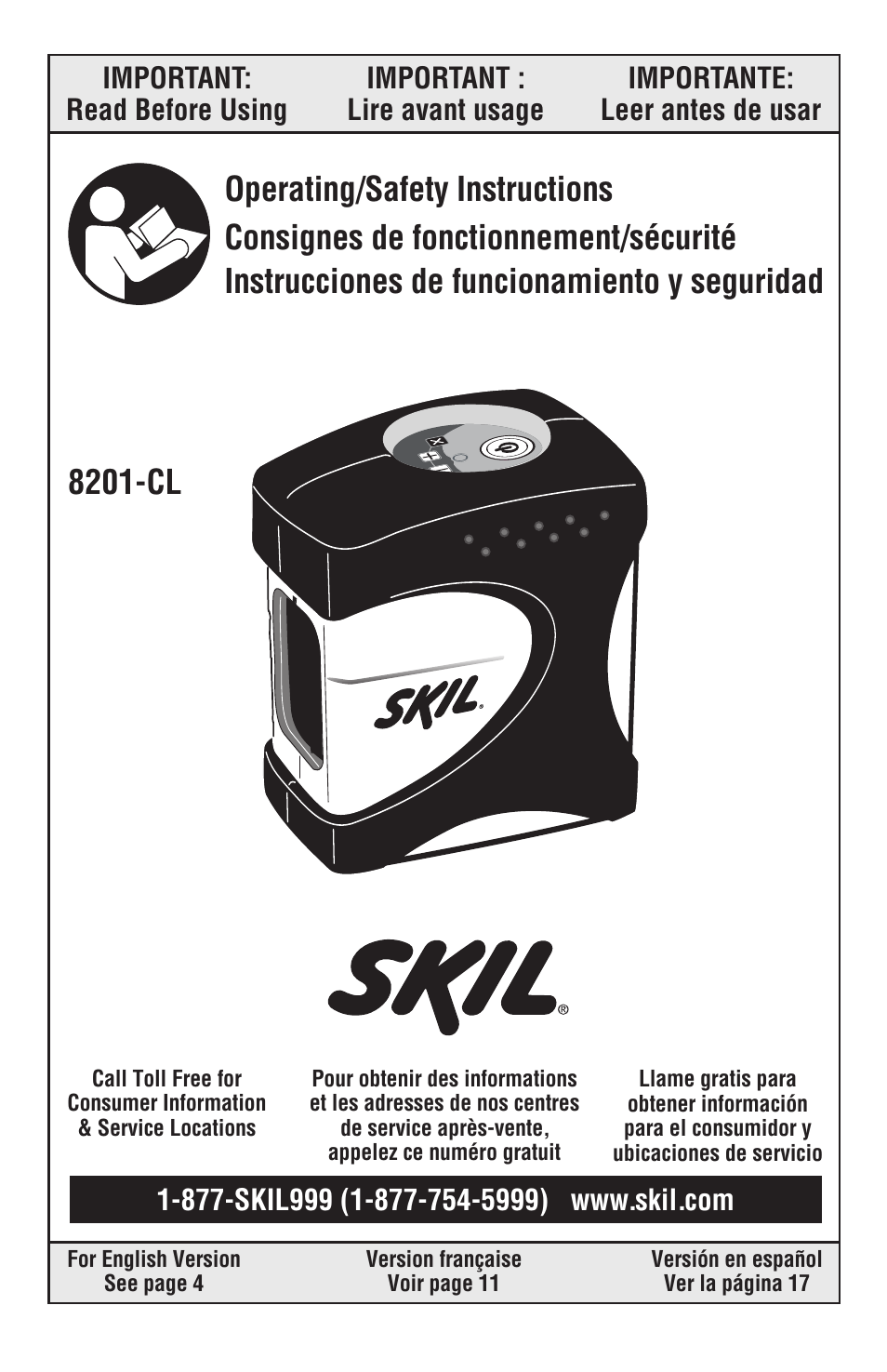 Skil 8201-CL User Manual | 24 pages