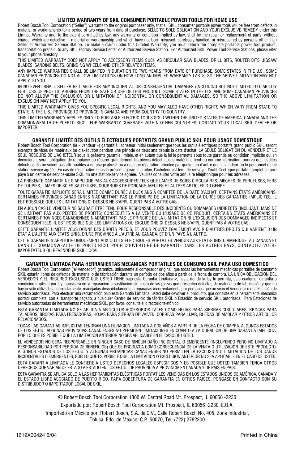Skil 4680 User Manual | Page 44 / 44