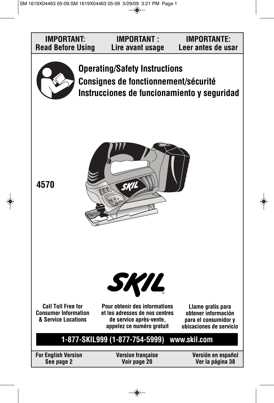 Skil 4570 User Manual | 56 pages