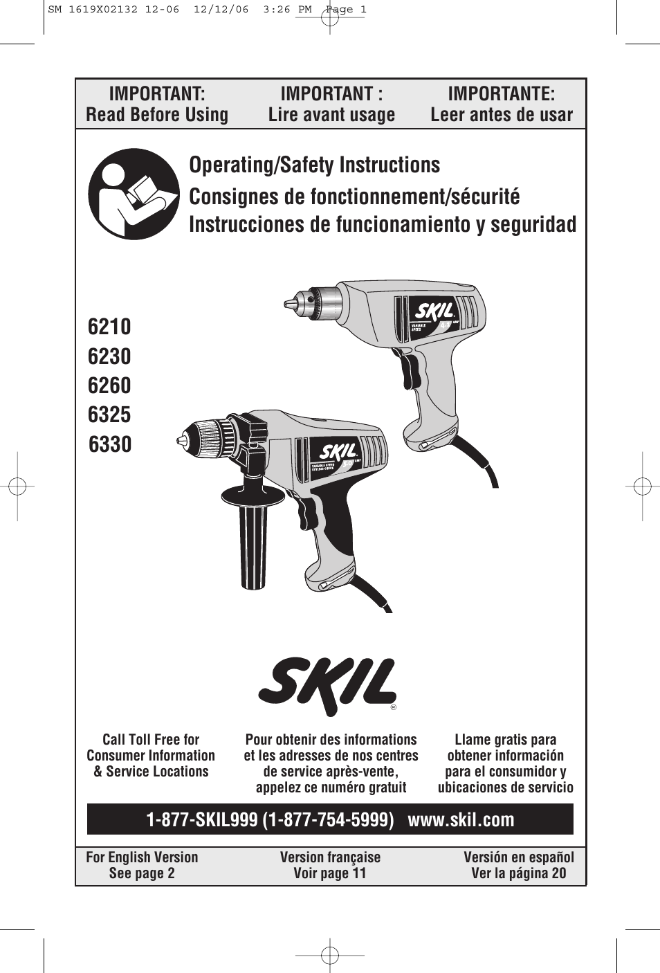 Skil 6210 User Manual | 32 pages