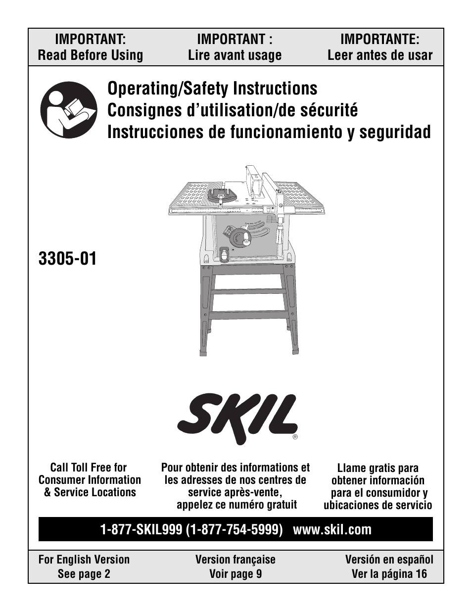 Skil 3305-01 User Manual | 64 pages