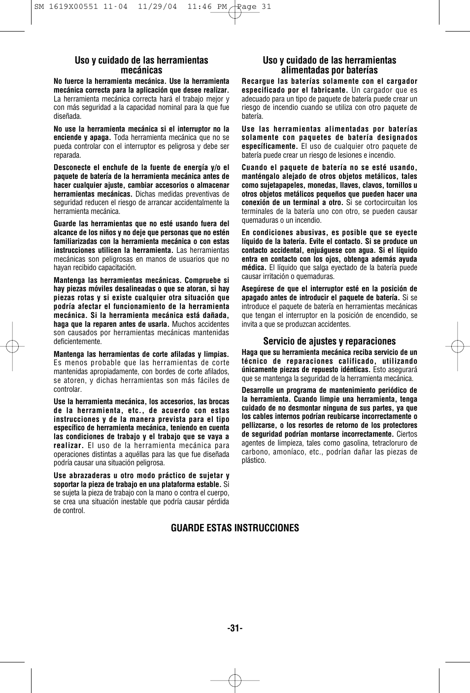 Skil 2466 2566 2866 User Manual | Page 31 / 44