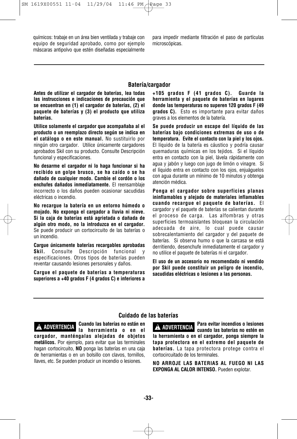 Skil 2466 2566 2866 User Manual | Page 33 / 44