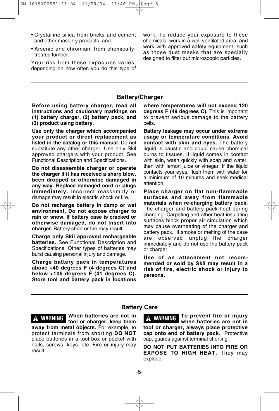 Skil 2466 2566 2866 User Manual | Page 5 / 44
