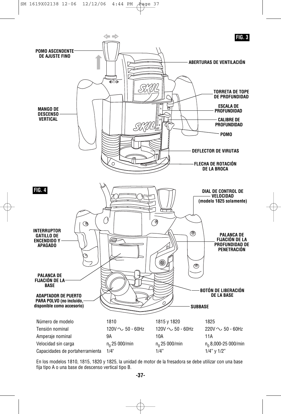 Skil 1810 User Manual | Page 37 / 48
