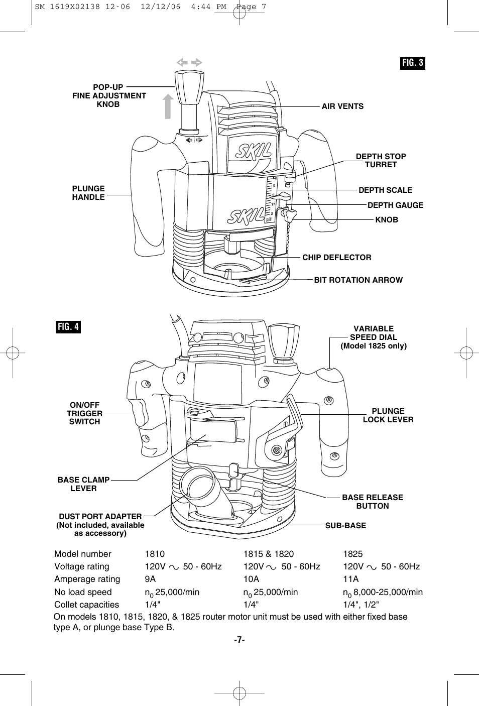 Skil 1810 User Manual | Page 7 / 48