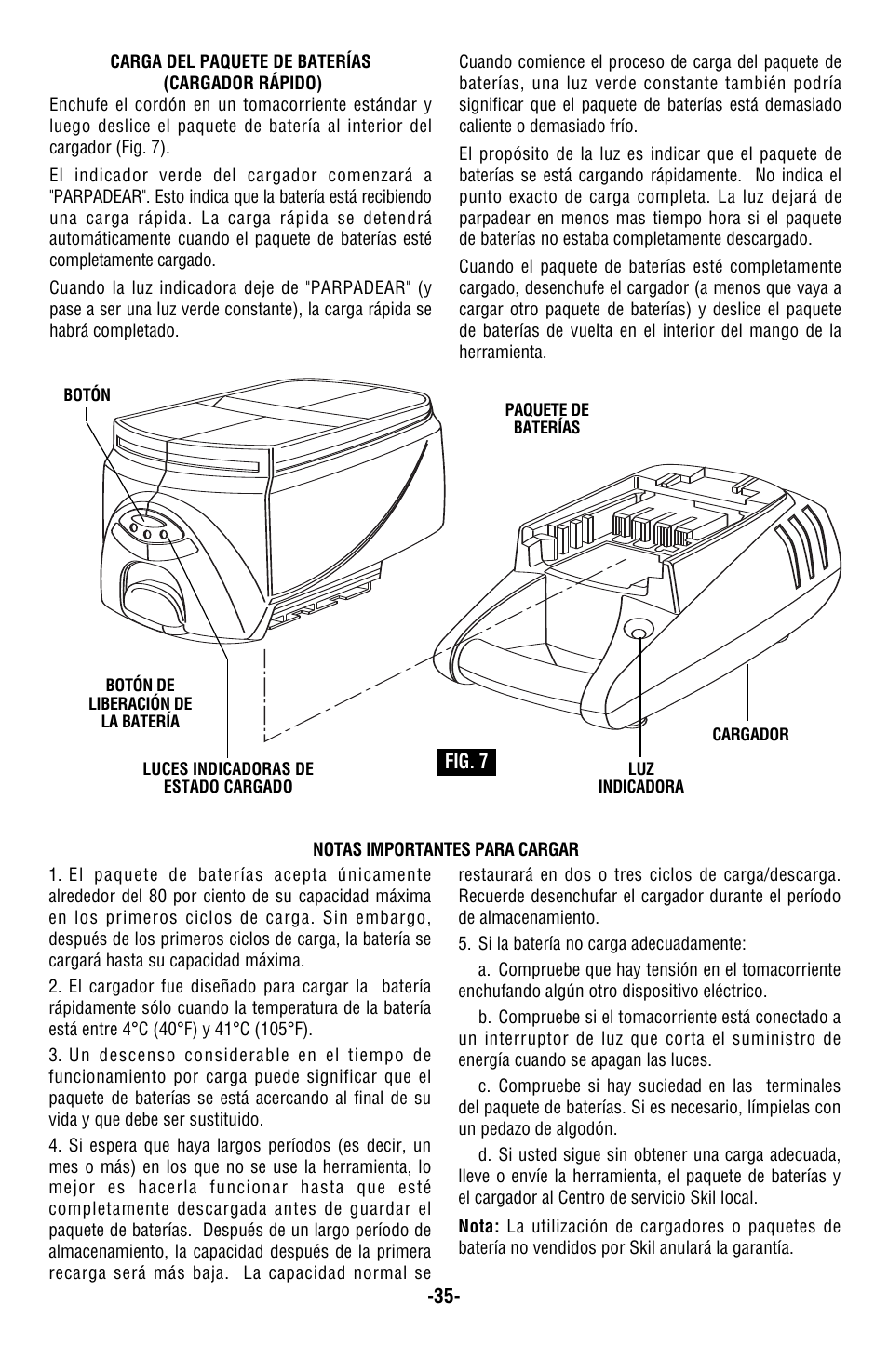 Skil 9350 User Manual | Page 35 / 40