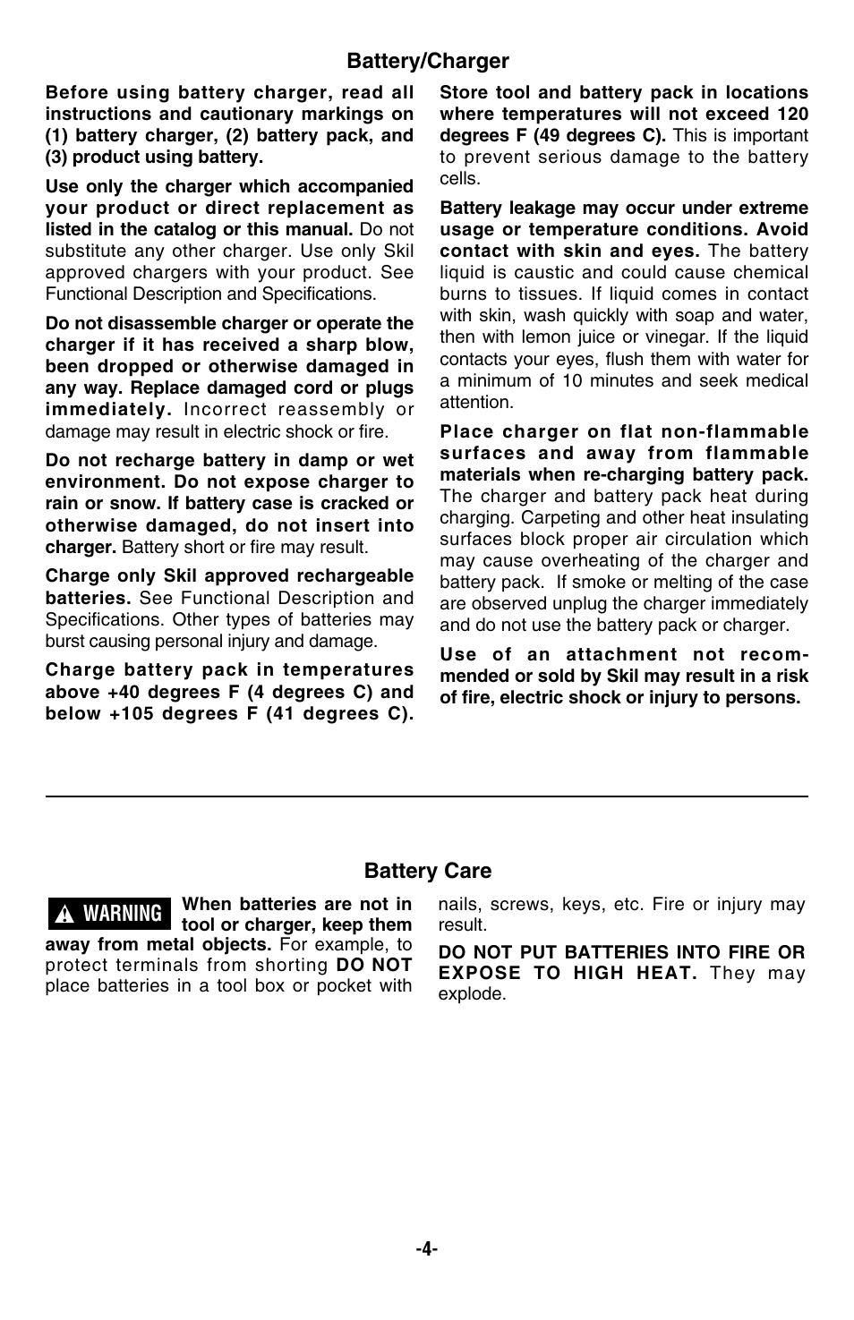 Skil 9350 User Manual | Page 4 / 40