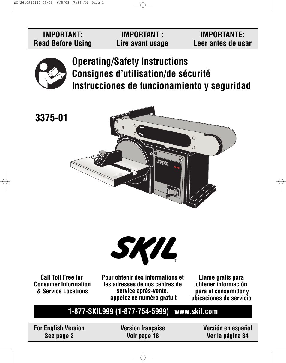 Skil 3375-01 User Manual | 52 pages