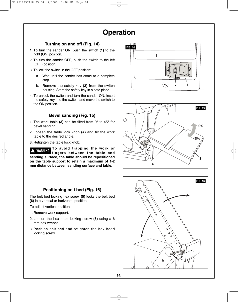 Operation | Skil 3375-01 User Manual | Page 14 / 52