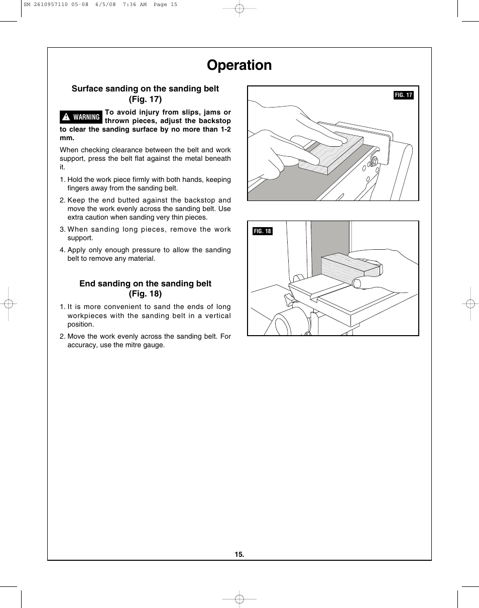 Operation | Skil 3375-01 User Manual | Page 15 / 52