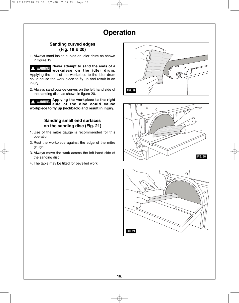 Operation | Skil 3375-01 User Manual | Page 16 / 52