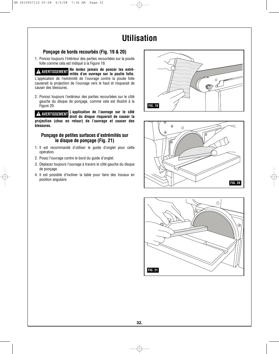 Utilisation | Skil 3375-01 User Manual | Page 32 / 52