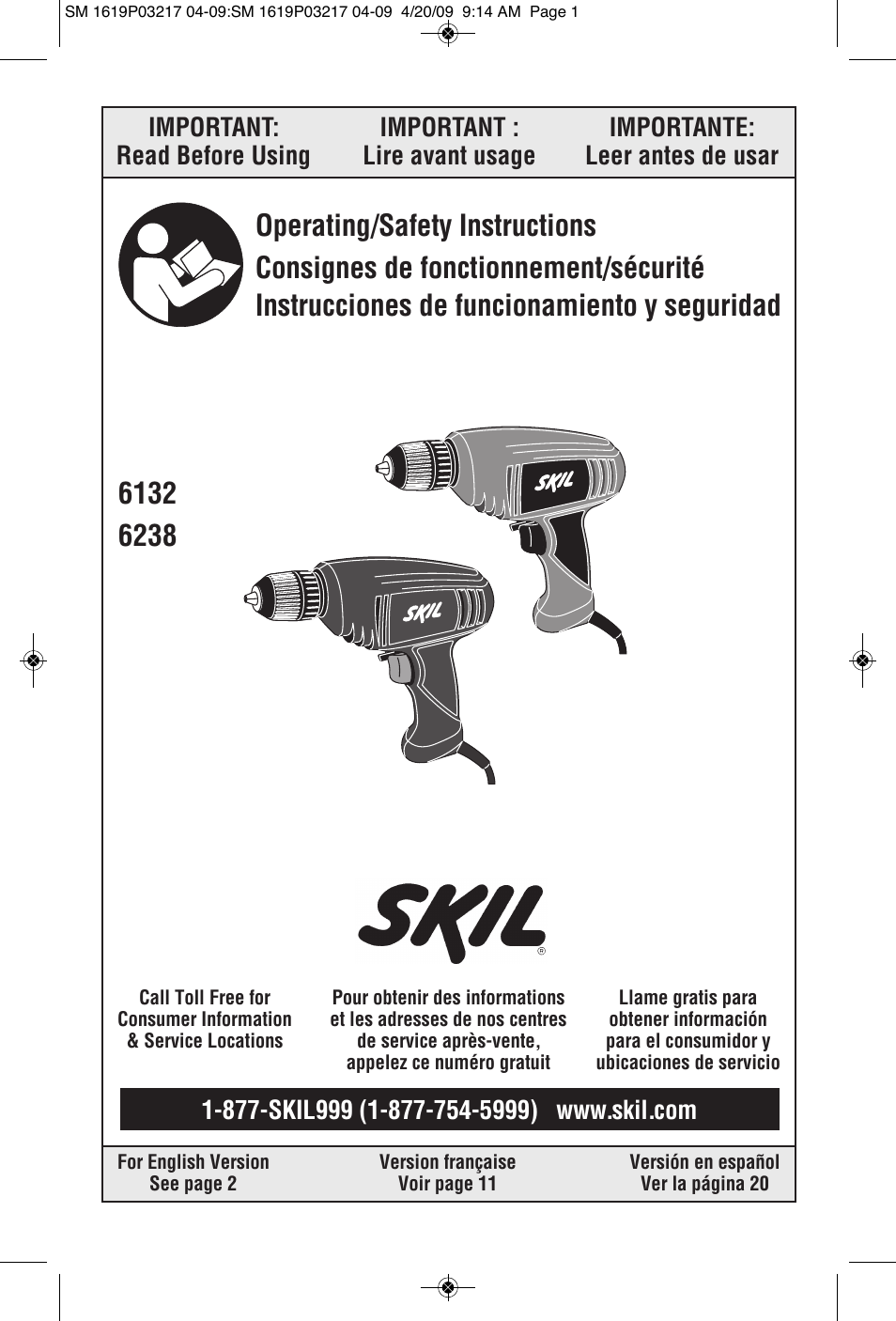 Skil 6238 User Manual | 32 pages