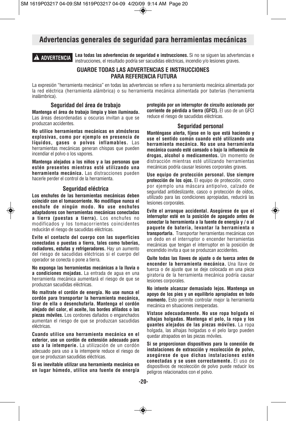 Skil 6238 User Manual | Page 20 / 32