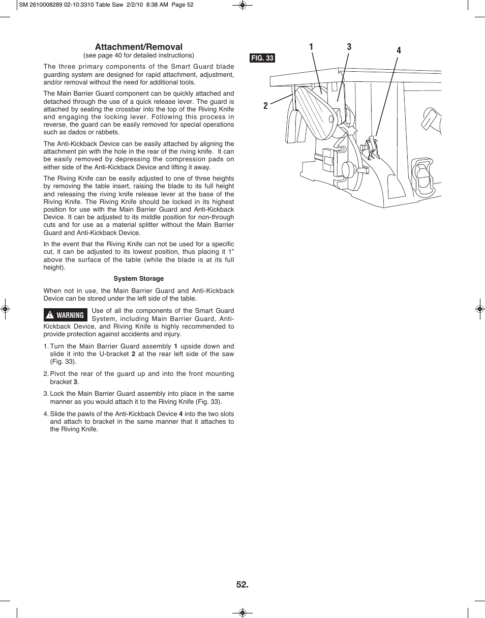 Skil 3310 User Manual | Page 52 / 80