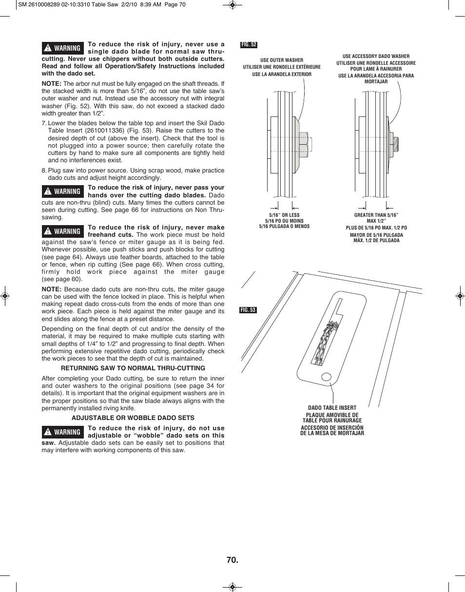 Skil 3310 User Manual | Page 70 / 80