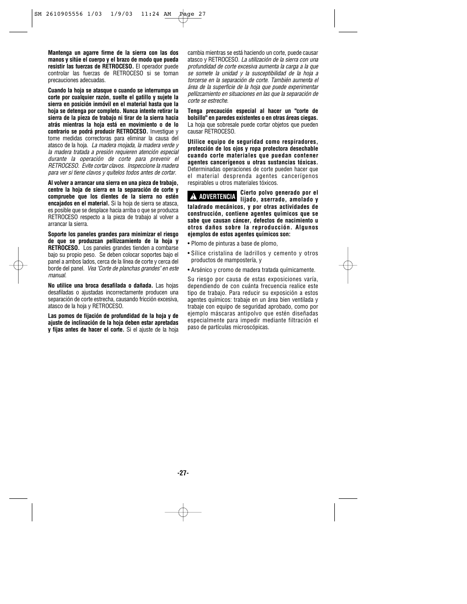 Skil HD5510 User Manual | Page 27 / 36