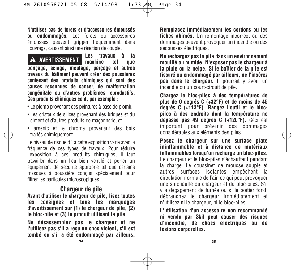 Chargeur de pile | Skil 2346 User Manual | Page 18 / 39