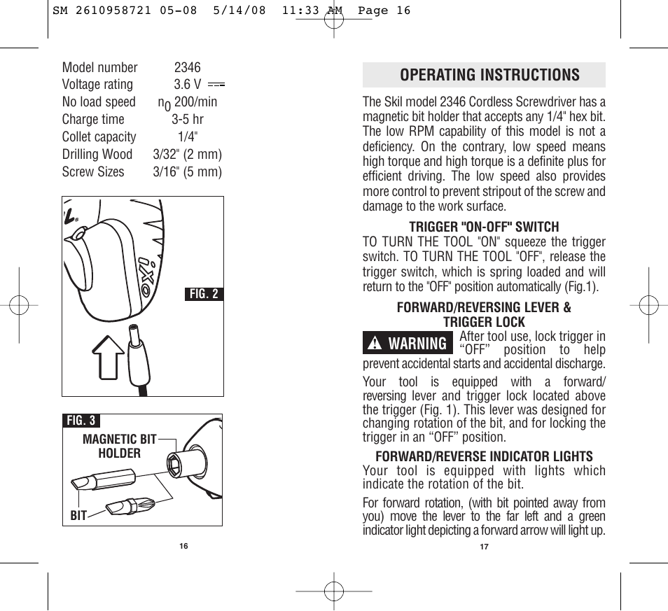 Skil 2346 User Manual | Page 9 / 39
