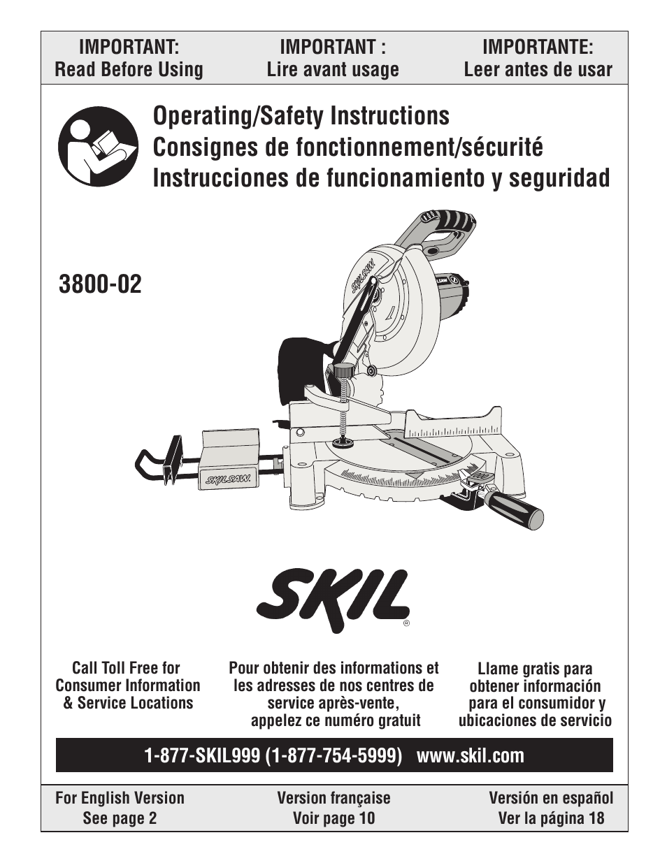 Skil 3800-02 User Manual | 72 pages